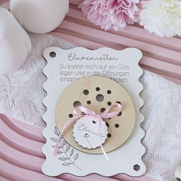 SVG Laserdatei BLUMENRETTER inkl Verpackung und Geschenkanhänger Blumenliebe Geschenkidee Laser SVG Datei – Bild 3