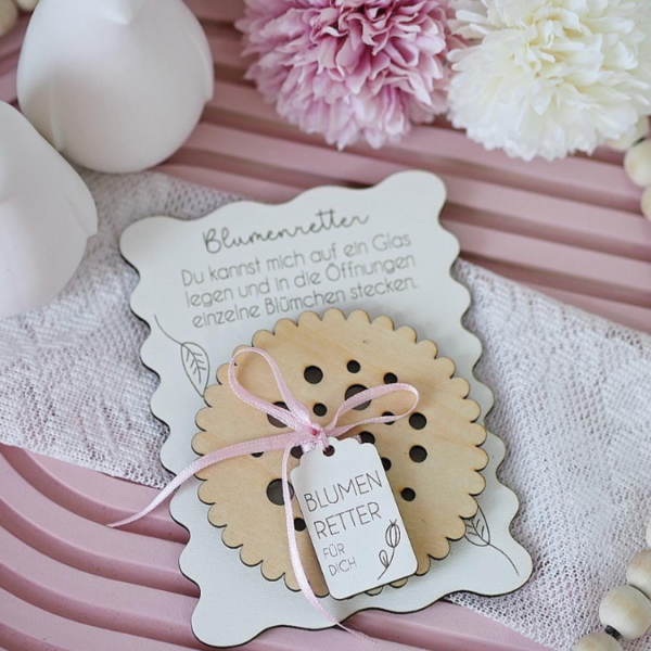 SVG Laserdatei BLUMENRETTER inkl Verpackung und Geschenkanhänger Blumenliebe Geschenkidee Laser SVG Datei – Bild 8