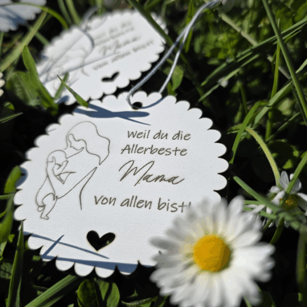 SVG Laserdatei Holzscheiben Mama Muttertag Mutterliebe für Kränze Wanddeko Gravur SVG Datei – Bild 7