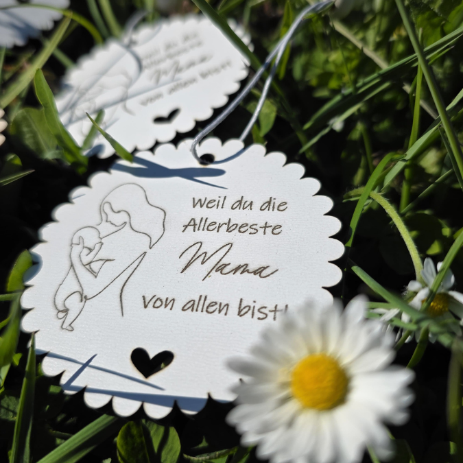 SVG Laserdatei Holzscheiben Mama Muttertag Mutterliebe für Kränze Wanddeko Gravur SVG Datei – Bild 7