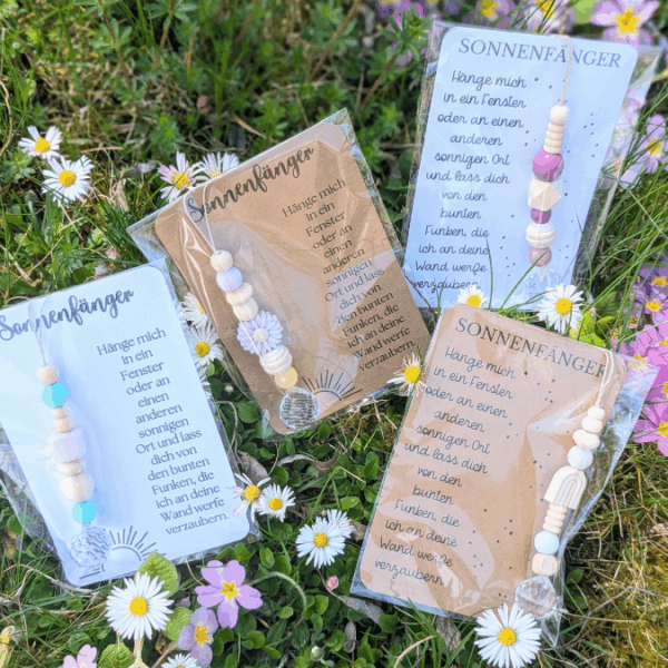 PRINT DRUCKVORLAGE PDF Verpackung Sonnenfänger Geschenkkarte 2 Designs Kleinigkeit Printable zum ausdrucken – Bild 10