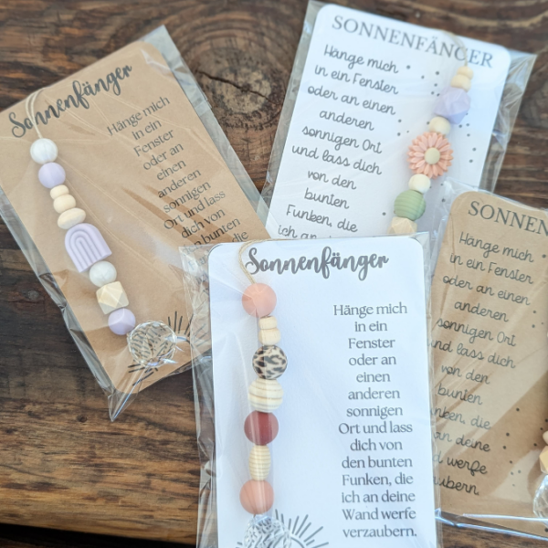 PRINT DRUCKVORLAGE PDF Verpackung Sonnenfänger Geschenkkarte 2 Designs Kleinigkeit Printable zum ausdrucken – Bild 7