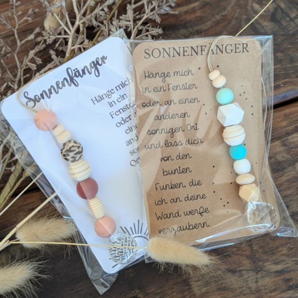PRINT DRUCKVORLAGE PDF Verpackung Sonnenfänger Geschenkkarte 2 Designs Kleinigkeit Printable zum ausdrucken – Bild 5