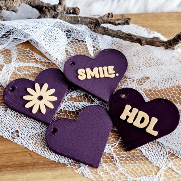 STL 3D Druck Datei Geschenkanhänger 12er Tags Anhänger Geschenkidee Mini inkl. Blankos 3D-Druck Datei – Bild 2