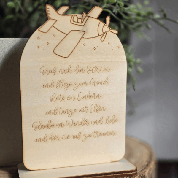 SVG Laserdatei Holzscheibe Wimpel und Aufsteller Motivation für Kinder Kinderzimmerdeko 3mm und 4mm Holz  SVG Datei Träume Affirmation Kids – Bild 13