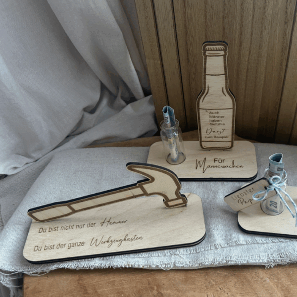 3mm und 4mm SVG Männersachen Geschenkidee für Männer Geschenk Vatertag Opa Mann SVG Laserdatei Laserfile Lasercut Männergeschenk Mann Vater – Bild 6
