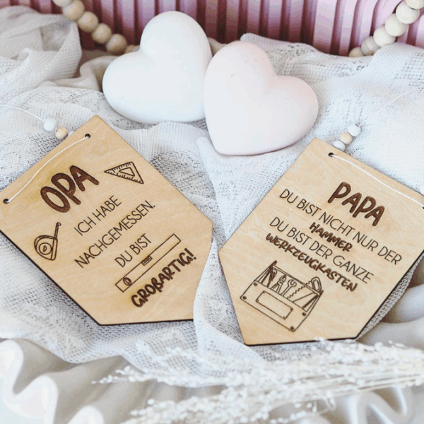 SVG Datei Wimpel Werkzeug Männer Geschenkidee für Papa Vatertag Opa Mann SVG Laserdatei Laserfile Lasercut Männergeschenk Mann Vater – Bild 17