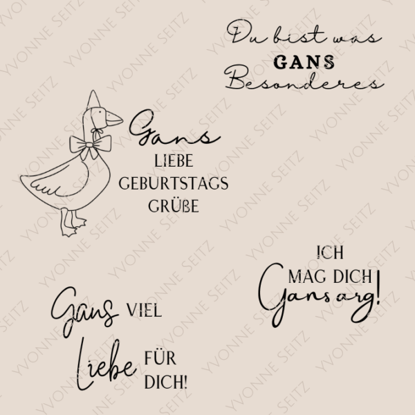 Geburtstag GANS viel Glück Gänse SVG Laser Datei Gravur Freundin Freundinnen Freundschaft Laserdatei Plotterdatei