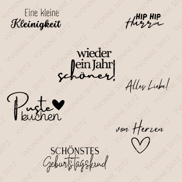 Geburtstags Minis SVG Laser Datei Gravur Pustekuchen Happy Birthday Freundinnen Freundschaft Laserdatei Plotterdatei
