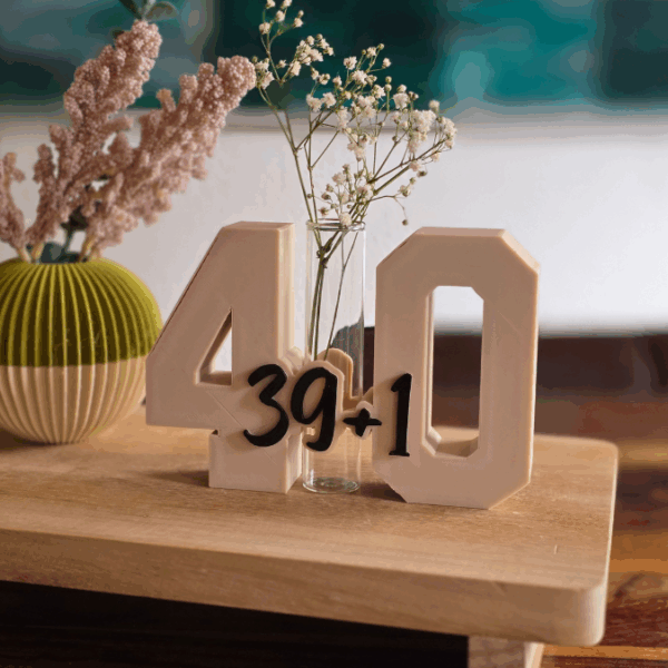 STL 3D Druck Datei Geburtstag Geburtstagszahlen für Reagenzglas Geldgeschenk Blumen 16 18 20 30 40 50 60 70 80 happy birthday 3D-Druck Datei – Bild 19
