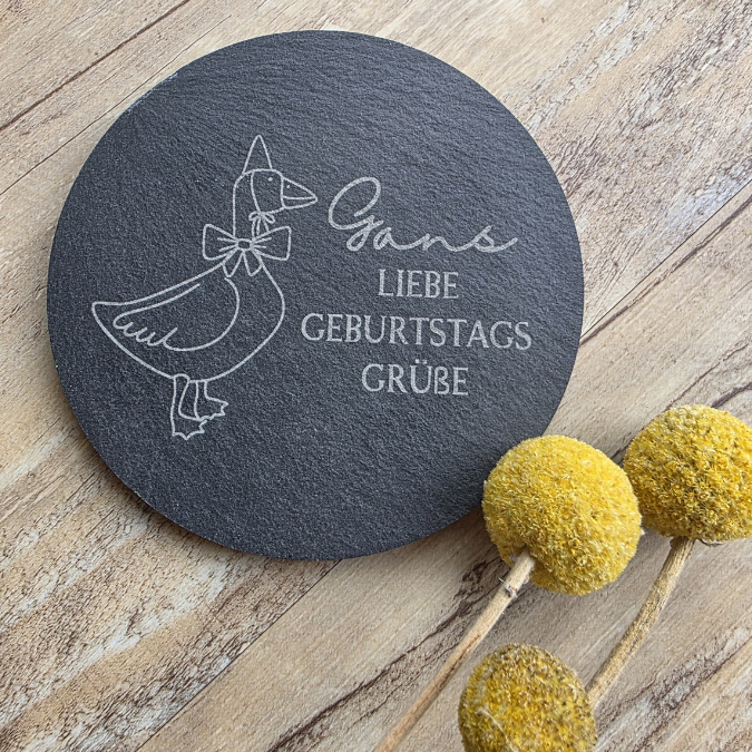 Geburtstag GANS viel Glück Gänse SVG Laser Datei Gravur Freundin Freundinnen Freundschaft Laserdatei Plotterdatei – Bild 5