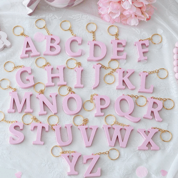 STL 3D Druck Datei für Bambu Studio Schlüsselanhänger A-Z Alphabet Namen Freundschaft 3D-Druck Datei – Bild 9