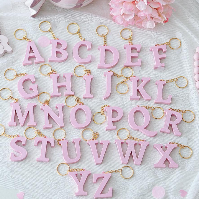 STL 3D Druck Datei für Bambu Studio Schlüsselanhänger A-Z Alphabet Namen Freundschaft 3D-Druck Datei – Bild 9