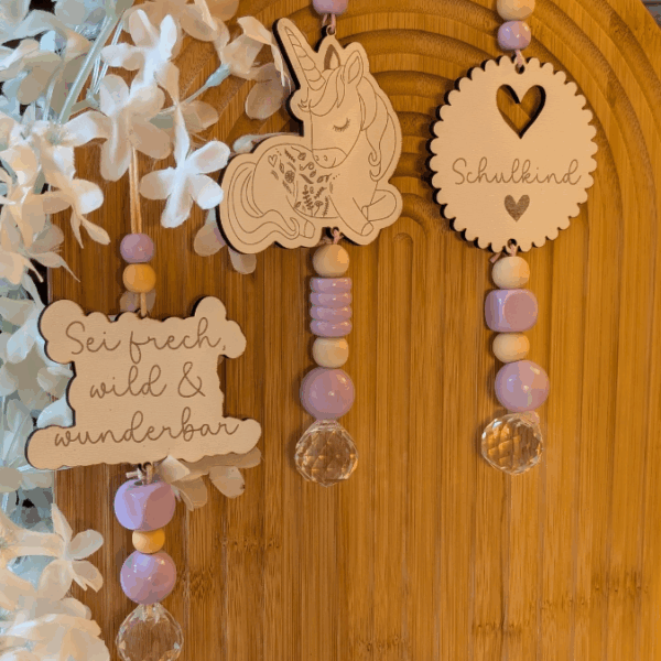 SVG Laserdatei Florale Sonnenfänger für Kinder Schulkind Einschulung Junge Mädchen Einhorn Flugzeug 9 Designs Geschenkidde für Kinder SVG-Datei – Bild 17