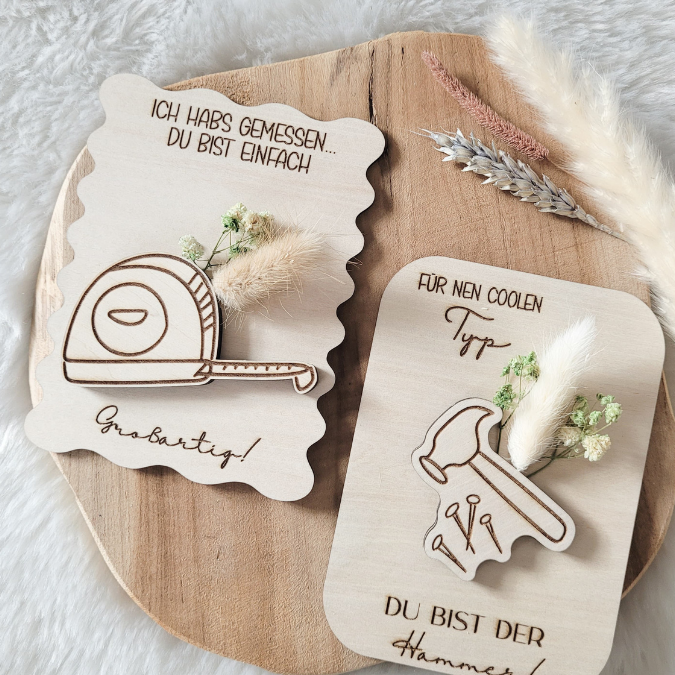 SVG Datei Karten für Gutscheine oder Geld Werkzeug Männer Geschenkidee für Papa Vatertag Opa Mann SVG Laserdatei Laserfile Lasercut Männergeschenk Mann Vater – Bild 5