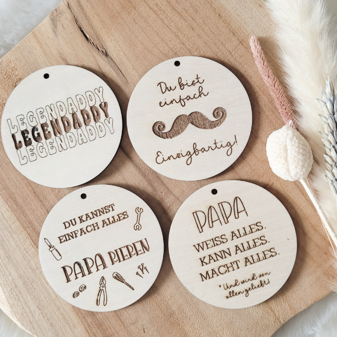 SVG Datei Holzscheiben Opa Papa Werkzeug Männer Geschenkidee für Vatertag Legendaddy Einzigbartig Paparieren Laserdatei Männergeschenk Vater – Bild 20