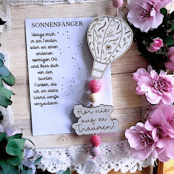 SVG Laserdatei Florale Sonnenfänger für Kinder Schulkind Einschulung Junge Mädchen Einhorn Flugzeug 9 Designs Geschenkidde für Kinder SVG-Datei – Bild 3