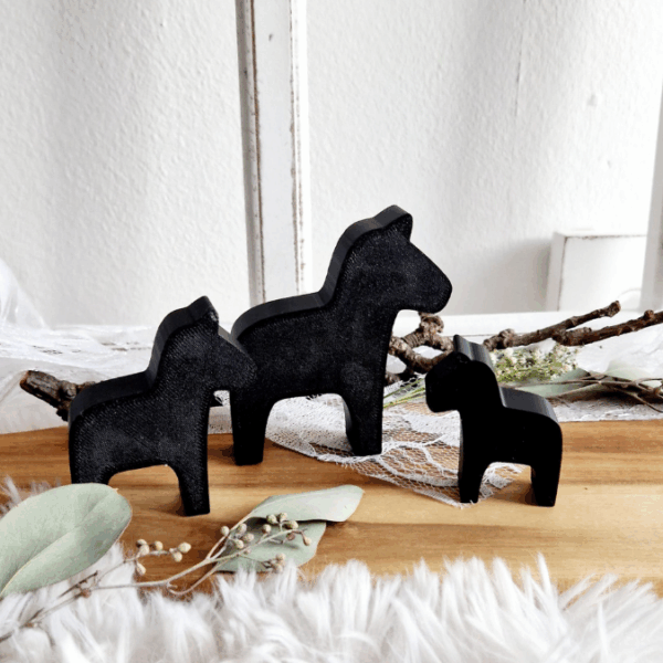 STL 3D-Druck Datei 10er Set Dala Pferd Dalas verschiedene Größen 3D Geschenkidee inkl Blankos – Bild 4