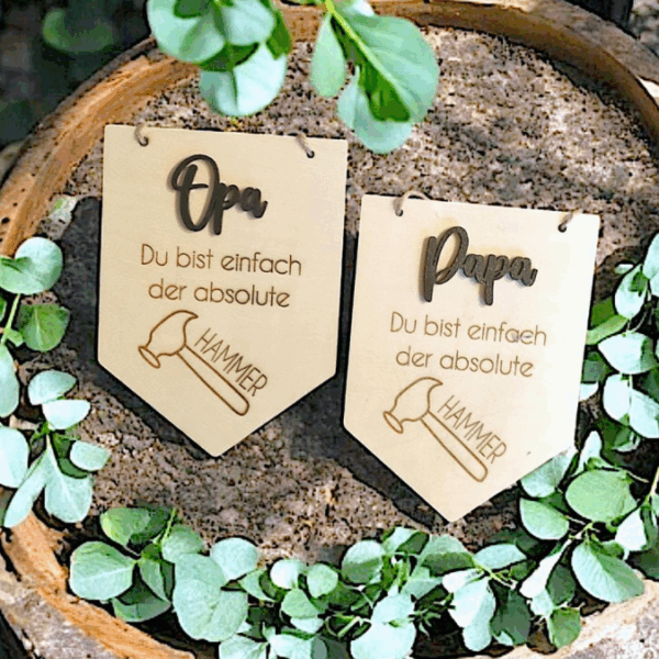 SVG Datei Wimpel Werkzeug Männer Geschenkidee für Papa Vatertag Opa Mann SVG Laserdatei Laserfile Lasercut Männergeschenk Mann Vater – Bild 15
