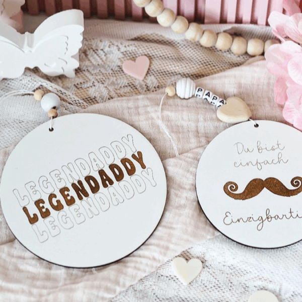 SVG Datei Holzscheiben Opa Papa Werkzeug Männer Geschenkidee für Vatertag Legendaddy Einzigbartig Paparieren Laserdatei Männergeschenk Vater – Bild 16