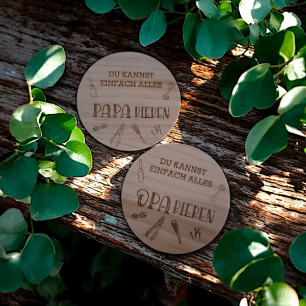 SVG Datei Holzscheiben Opa Papa Werkzeug Männer Geschenkidee für Vatertag Legendaddy Einzigbartig Paparieren Laserdatei Männergeschenk Vater – Bild 8