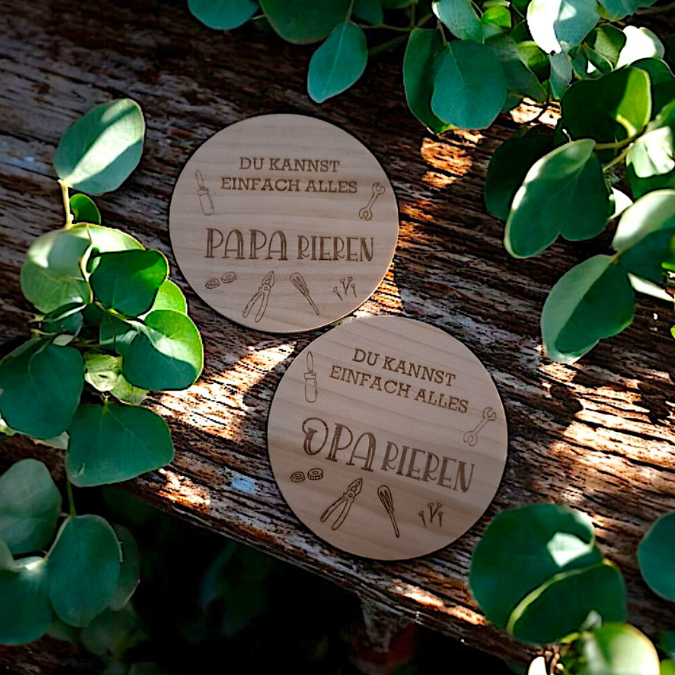 SVG Datei Holzscheiben Opa Papa Werkzeug Männer Geschenkidee für Vatertag Legendaddy Einzigbartig Paparieren Laserdatei Männergeschenk Vater – Bild 8