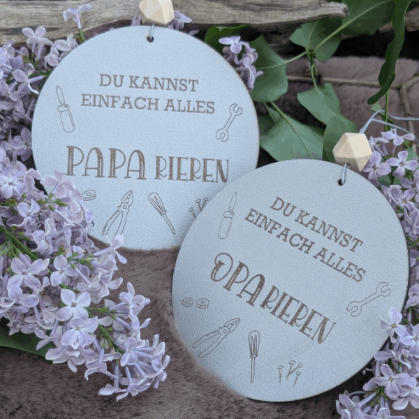 SVG Datei Holzscheiben Opa Papa Werkzeug Männer Geschenkidee für Vatertag Legendaddy Einzigbartig Paparieren Laserdatei Männergeschenk Vater – Bild 5