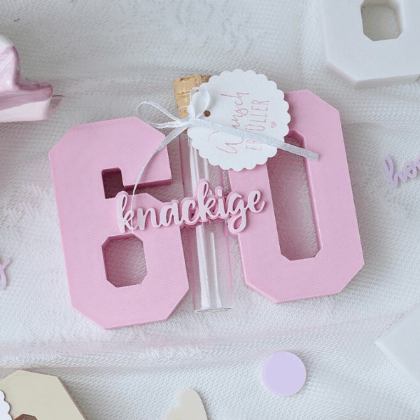 STL 3D Druck Datei Geburtstag Geburtstagszahlen für Reagenzglas Geldgeschenk Blumen 16 18 20 30 40 50 60 70 80 happy birthday 3D-Druck Datei – Bild 10