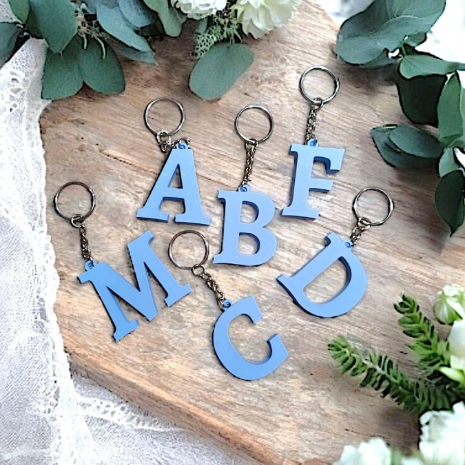 STL 3D Druck Datei für Bambu Studio Schlüsselanhänger A-Z Alphabet Namen Freundschaft 3D-Druck Datei – Bild 4
