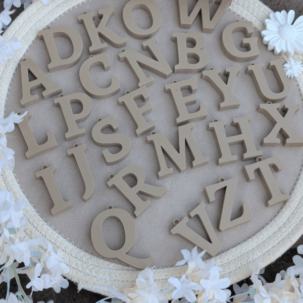 STL 3D Druck Datei für Bambu Studio Schlüsselanhänger A-Z Alphabet Namen Freundschaft 3D-Druck Datei – Bild 5