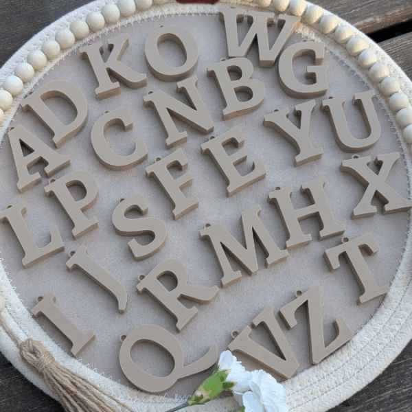 STL 3D Druck Datei für Bambu Studio Schlüsselanhänger A-Z Alphabet Namen Freundschaft 3D-Druck Datei – Bild 7