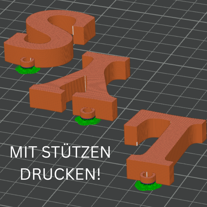 STL 3D Druck Datei für Bambu Studio Schlüsselanhänger A-Z Alphabet Namen Freundschaft 3D-Druck Datei – Bild 2
