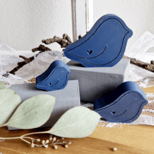 STL 3D Druck Datei Vögel Vogel 3er Set Geschenkidee Deko 3D-Druck Datei