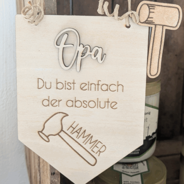 SVG Datei Wimpel Werkzeug Männer Geschenkidee für Papa Vatertag Opa Mann SVG Laserdatei Laserfile Lasercut Männergeschenk Mann Vater – Bild 21