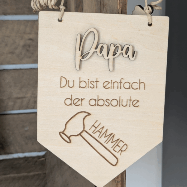 SVG Datei Wimpel Werkzeug Männer Geschenkidee für Papa Vatertag Opa Mann SVG Laserdatei Laserfile Lasercut Männergeschenk Mann Vater – Bild 22