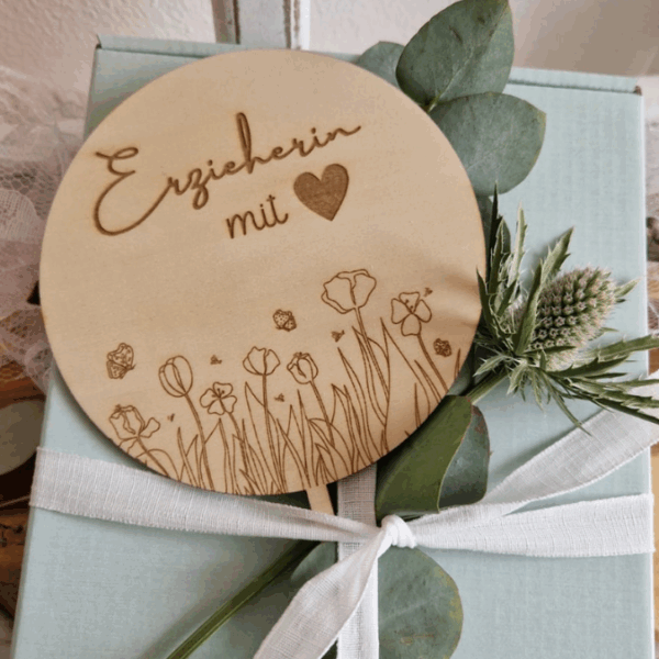 SVG Laser Datei Pflanzenstecker 9er Set Kindergartenabscheid Geschenk Erzieherin Kita KiGa SVG Datei – Bild 15