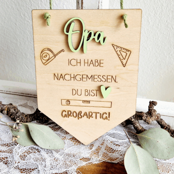 SVG Datei Wimpel Werkzeug Männer Geschenkidee für Papa Vatertag Opa Mann SVG Laserdatei Laserfile Lasercut Männergeschenk Mann Vater – Bild 19