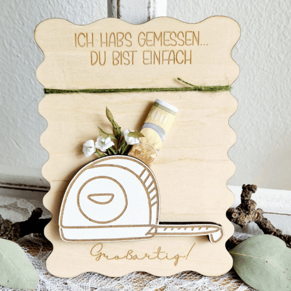 SVG Datei Karten für Gutscheine oder Geld Werkzeug Männer Geschenkidee für Papa Vatertag Opa Mann SVG Laserdatei Laserfile Lasercut Männergeschenk Mann Vater – Bild 5