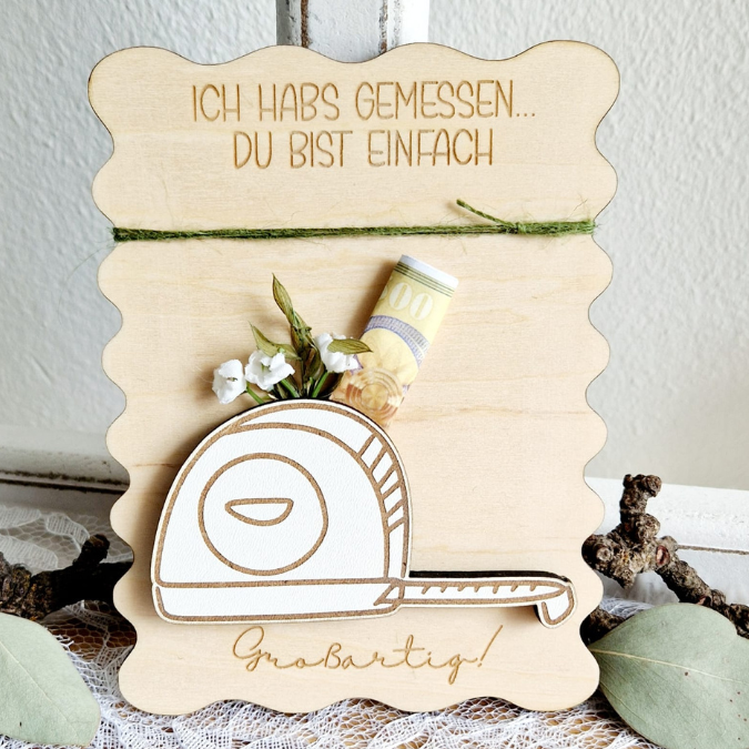 SVG Datei Karten für Gutscheine oder Geld Werkzeug Männer Geschenkidee für Papa Vatertag Opa Mann SVG Laserdatei Laserfile Lasercut Männergeschenk Mann Vater – Bild 7