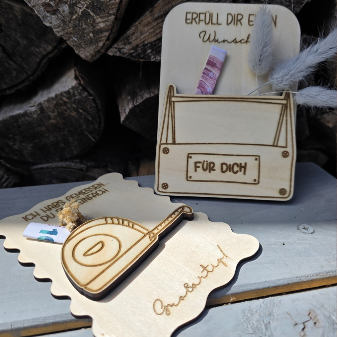 SVG Datei Karten für Gutscheine oder Geld Werkzeug Männer Geschenkidee für Papa Vatertag Opa Mann SVG Laserdatei Laserfile Lasercut Männergeschenk Mann Vater – Bild 14