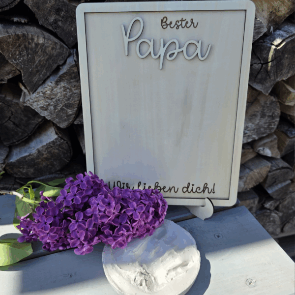 SVG Datei Bilderrahmen für Handabdruck Fußabdruck Hammer Männer Geschenkidee für Papa Vatertag Mann SVG Laserdatei Männergeschenk Mann Vater – Bild 9