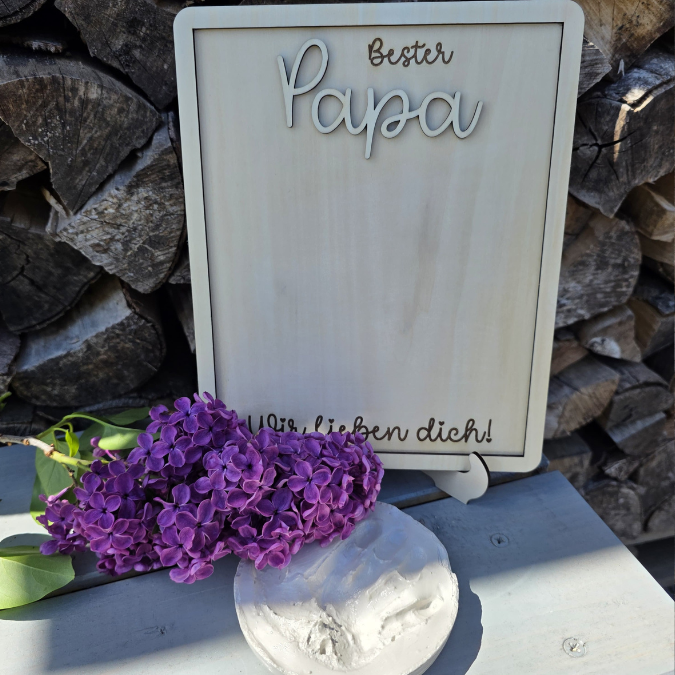 SVG Datei Bilderrahmen für Handabdruck Fußabdruck Hammer Männer Geschenkidee für Papa Vatertag Mann SVG Laserdatei Männergeschenk Mann Vater – Bild 9