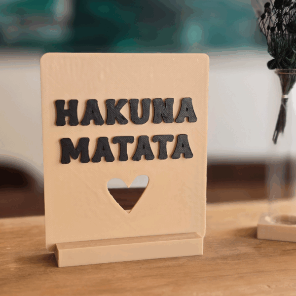 STL 3D Druck Datei Statement Aufsteller positive quotes Sprüche Karten Einschieber mit 3 verschiedenen Ständern 3D-Datei – Bild 12