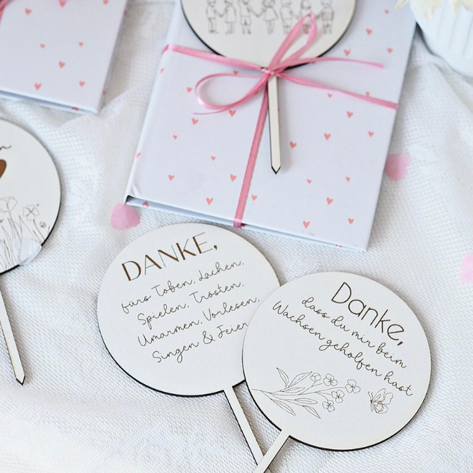 SVG Laser Datei Pflanzenstecker 9er Set Kindergartenabscheid Geschenk Erzieherin Kita KiGa SVG Datei – Bild 29