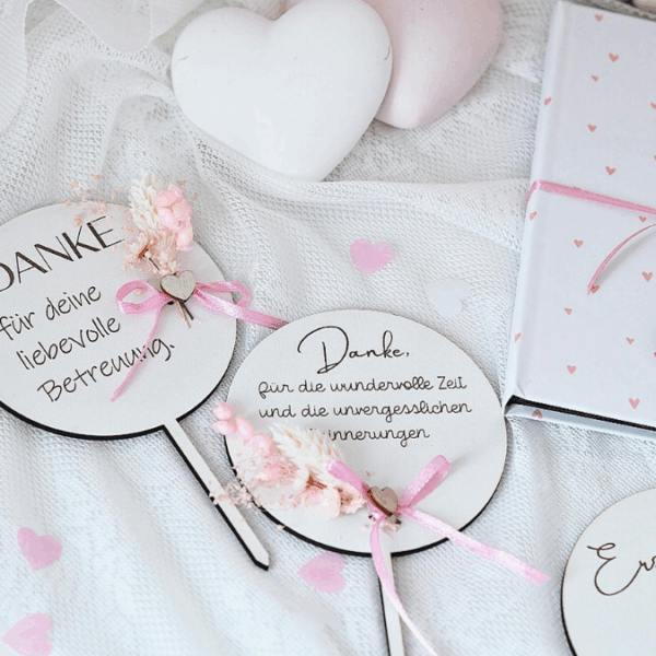 SVG Laser Datei Pflanzenstecker 9er Set Kindergartenabscheid Geschenk Erzieherin Kita KiGa SVG Datei – Bild 23