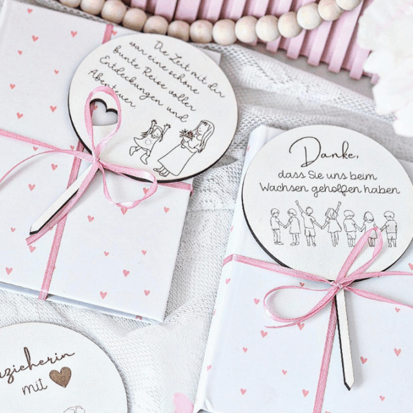 SVG Laser Datei Pflanzenstecker 9er Set Kindergartenabscheid Geschenk Erzieherin Kita KiGa SVG Datei – Bild 24