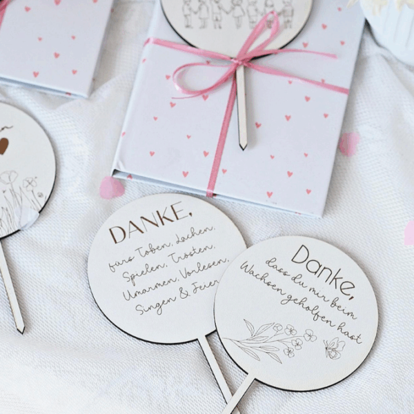 SVG Laser Datei Pflanzenstecker 9er Set Kindergartenabscheid Geschenk Erzieherin Kita KiGa SVG Datei – Bild 25