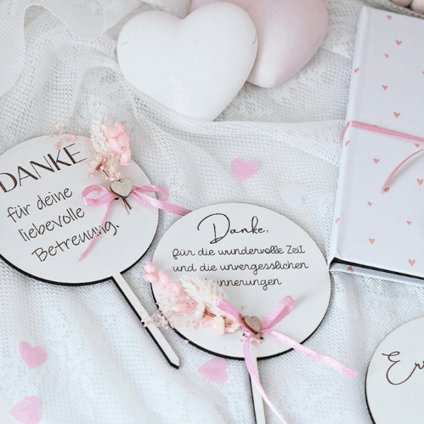 SVG Laser Datei Pflanzenstecker 9er Set Kindergartenabscheid Geschenk Erzieherin Kita KiGa SVG Datei – Bild 26