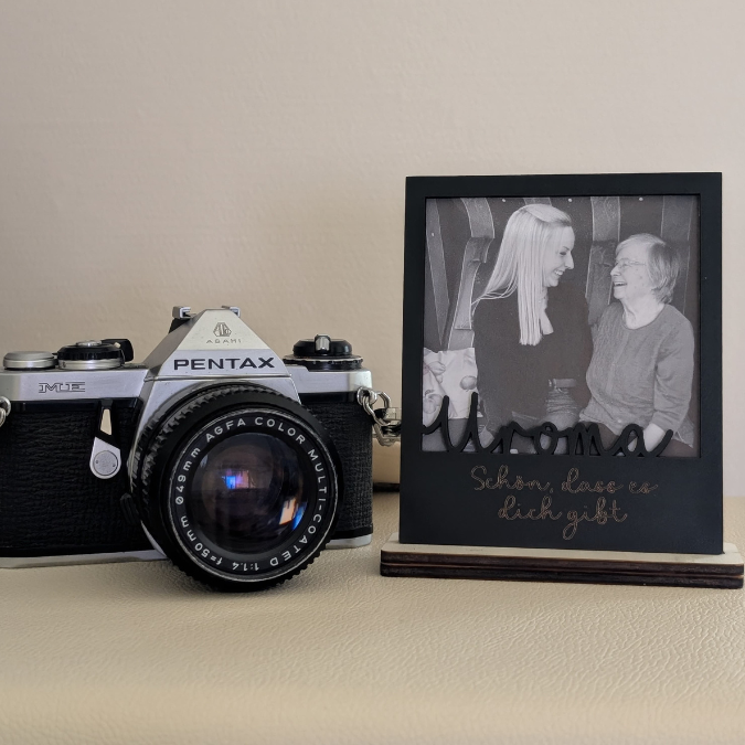 SVG Laserdatei Retrorahmen Vintagerahmen mit Ständer für 3mm und 4mm Holz Oma Opa Uroma Uropa Muttertag Vatertag Mama Papa Familie SVG Datei – Bild 13