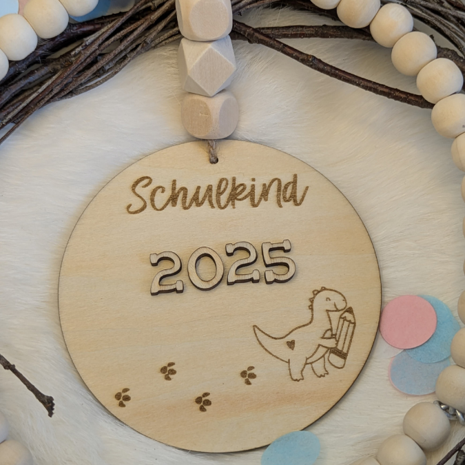 SVG Laserdatei Schulkind Einschulung Anhänger für Schulranzen Schultasche 6 Designs personalisierbar Gescheinkidee Junge Mädchen SVG Datei – Bild 15